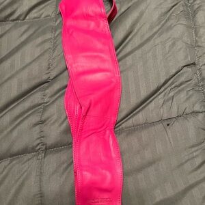 Sassy Jones  Pink  Obi sheep skin Leather Belt